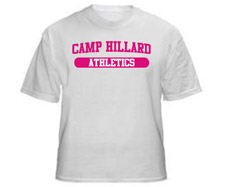 Camp Hillard Athletic Camp Tee w/pink imprint