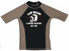 Black/Silver Camp Hillard UV Swim Shirt